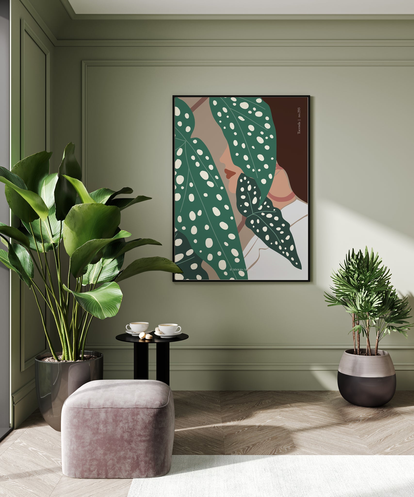 tacenda. Girls and plants wall art gallery walls. designed by 11 Modern Muses from Greece.