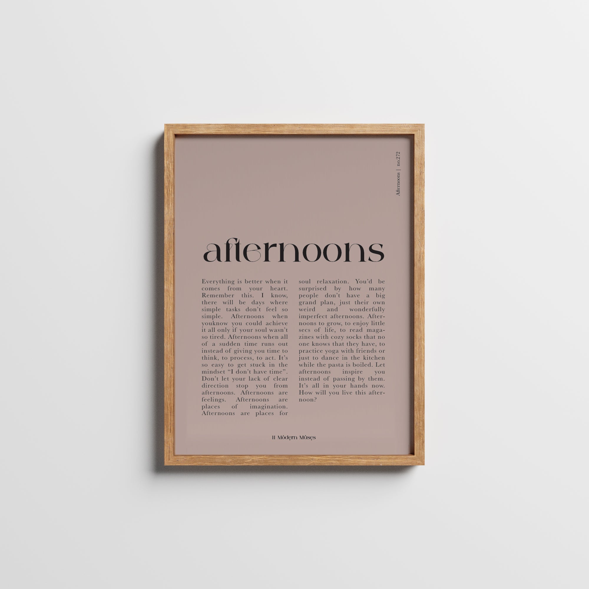 Afternoons | no. 273