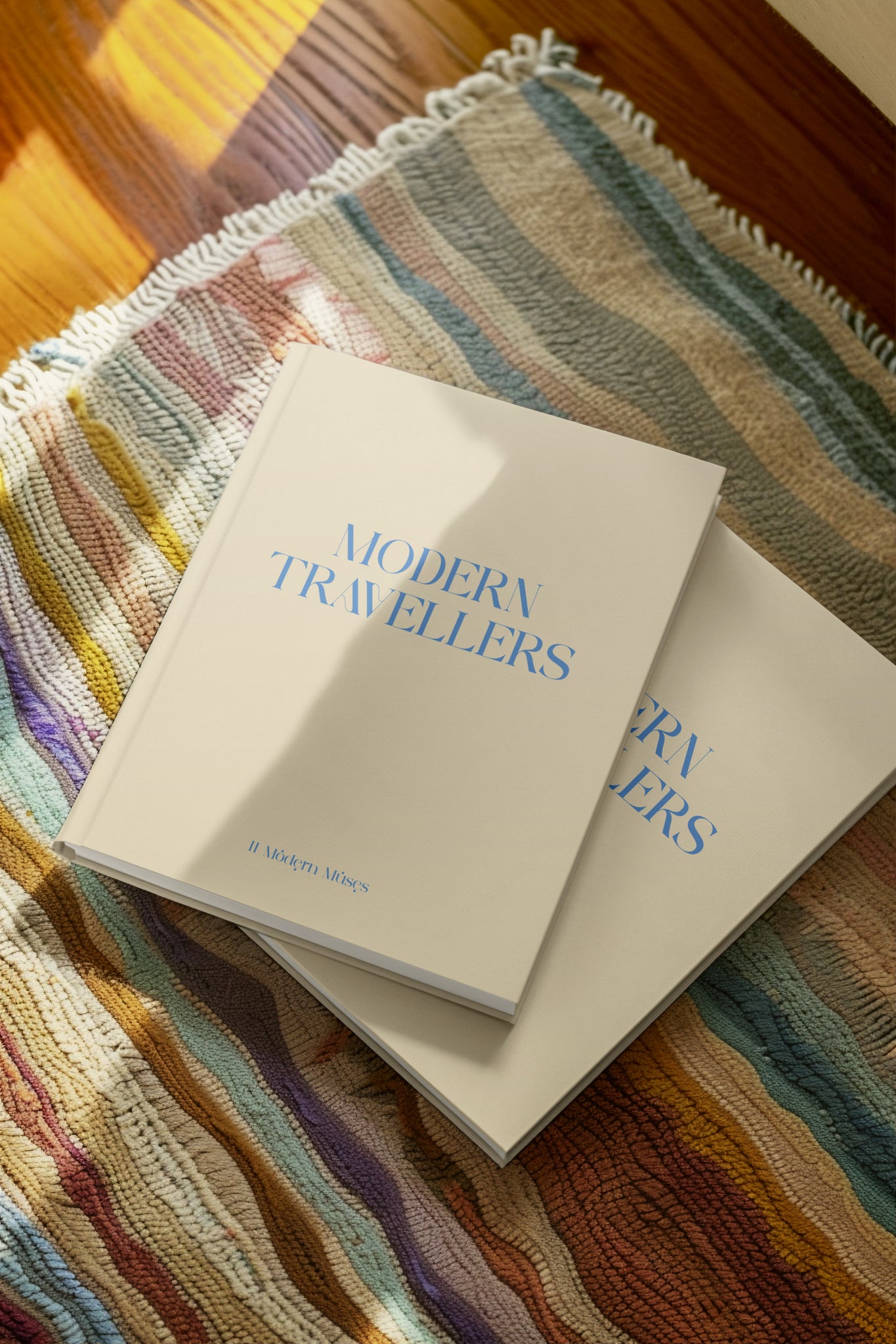 Mindful Travel Book cover with elegant design for documenting journeys and adventures
