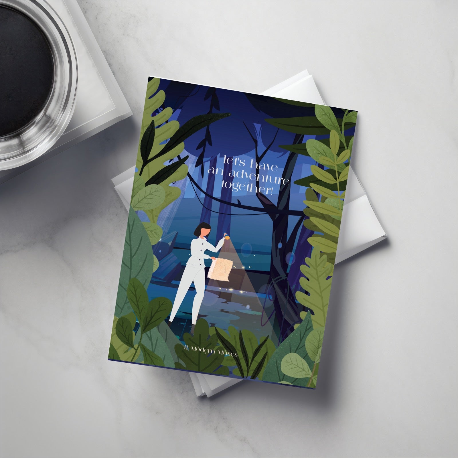 Lets Travel Together | Just Because Greeting Card
