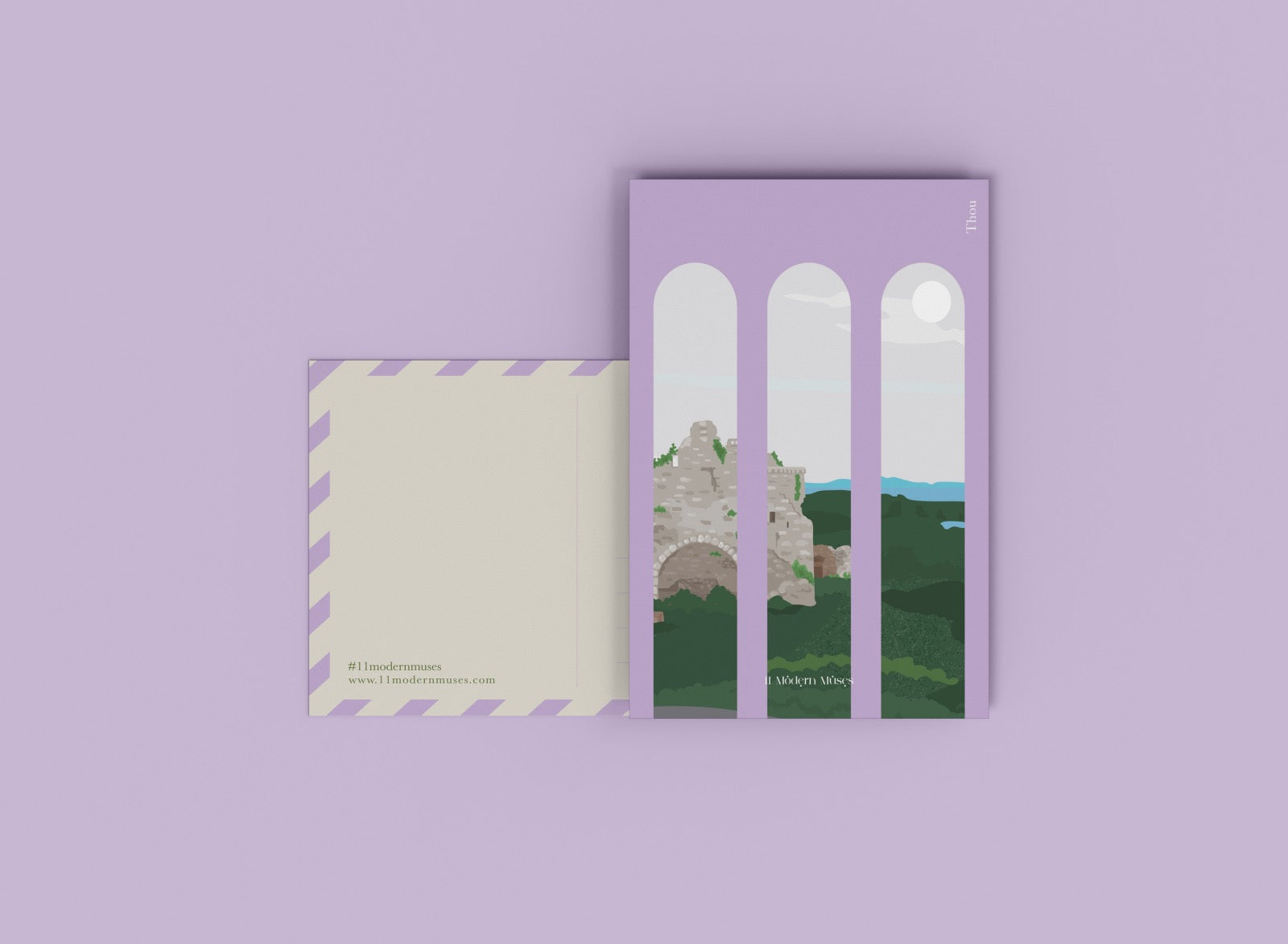 Thou | Cardpostal inspired from Greece