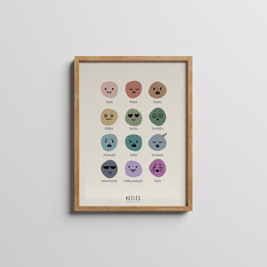 Educational artprints | Emotions