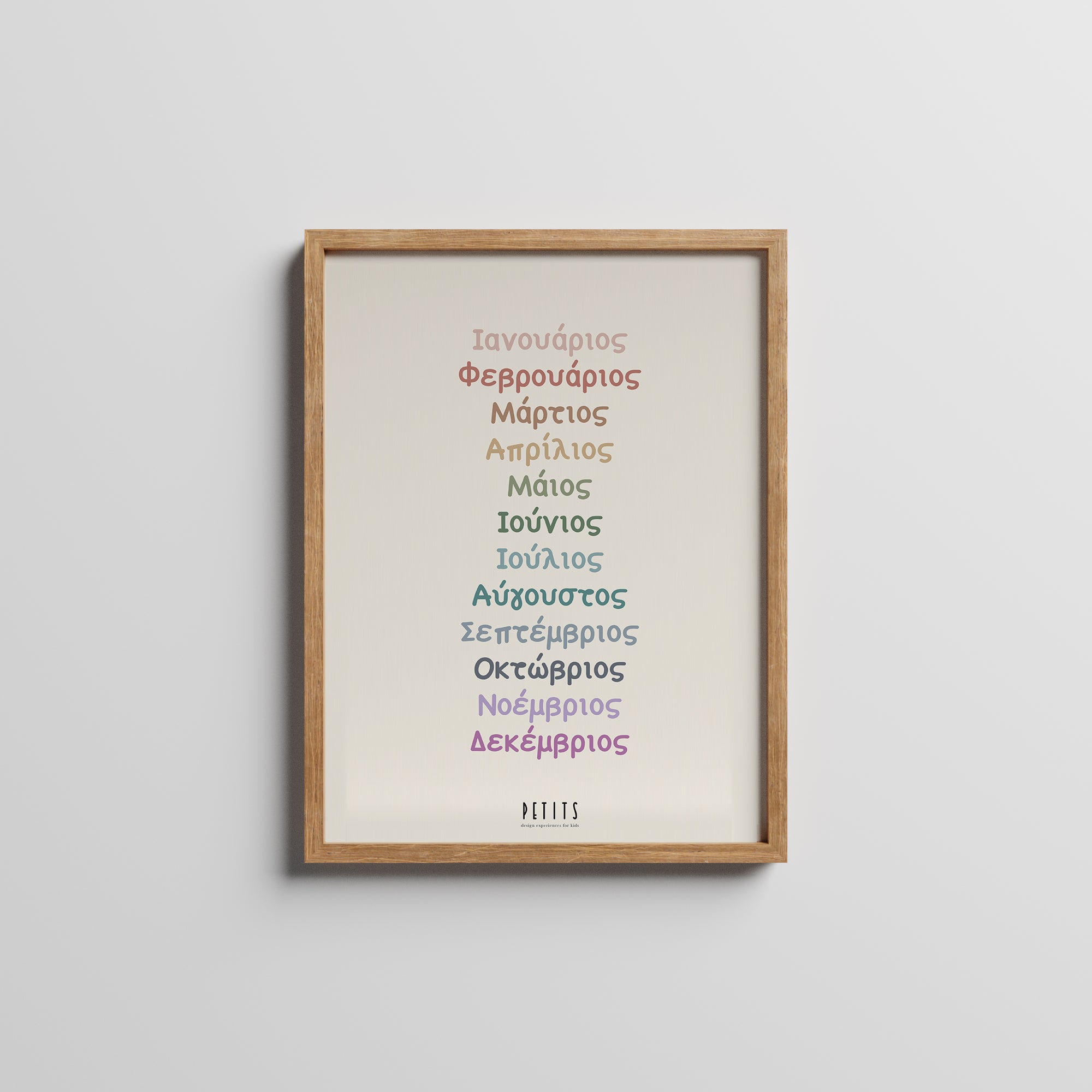 Educational artprints | Months